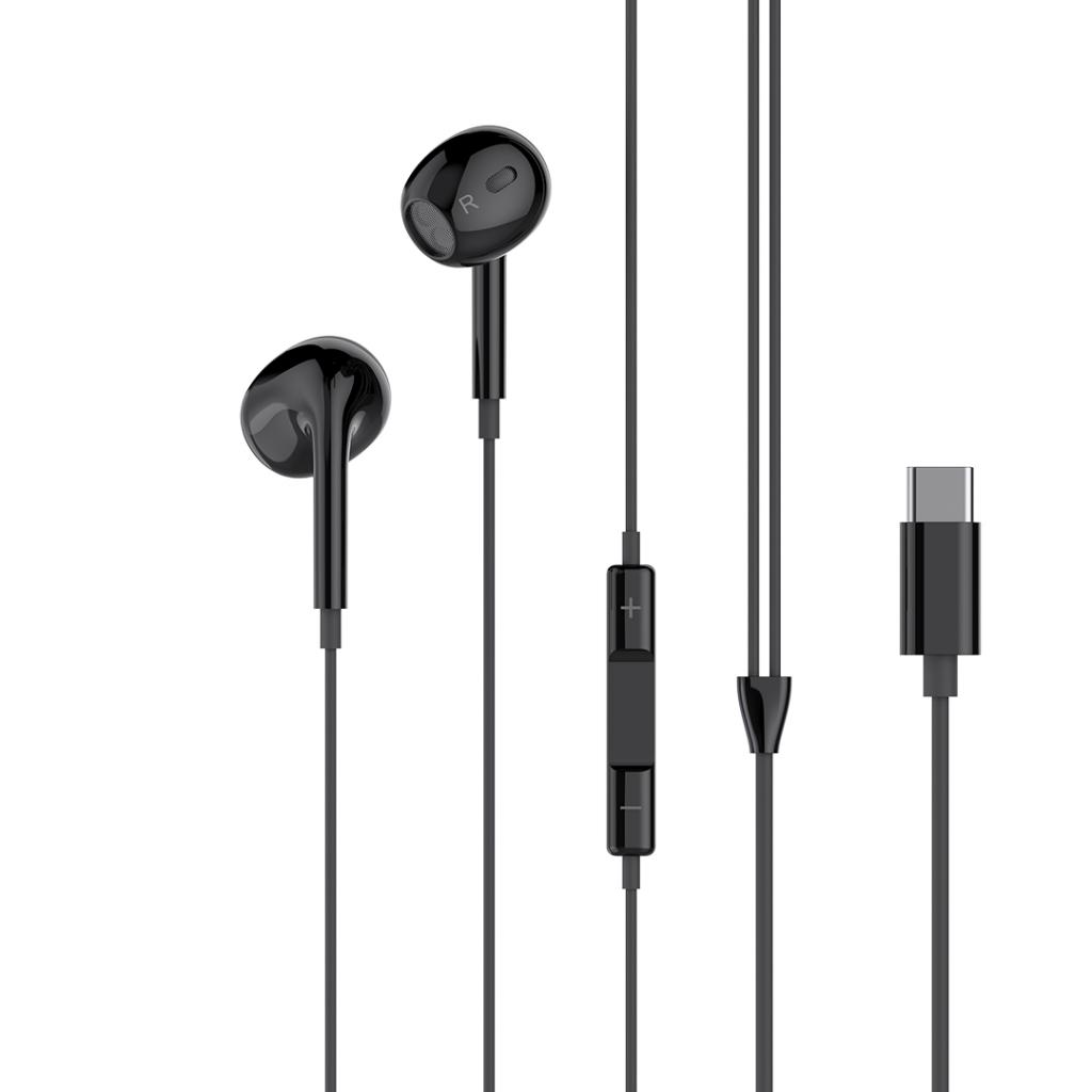 Handsfree USB-C XO Design EP74, Black