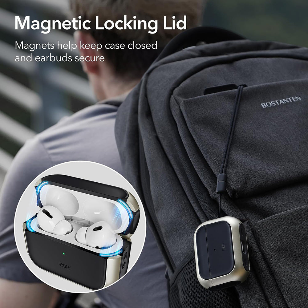 ESR Orbit Hybrid Case for Apple AirPods 4, Purple