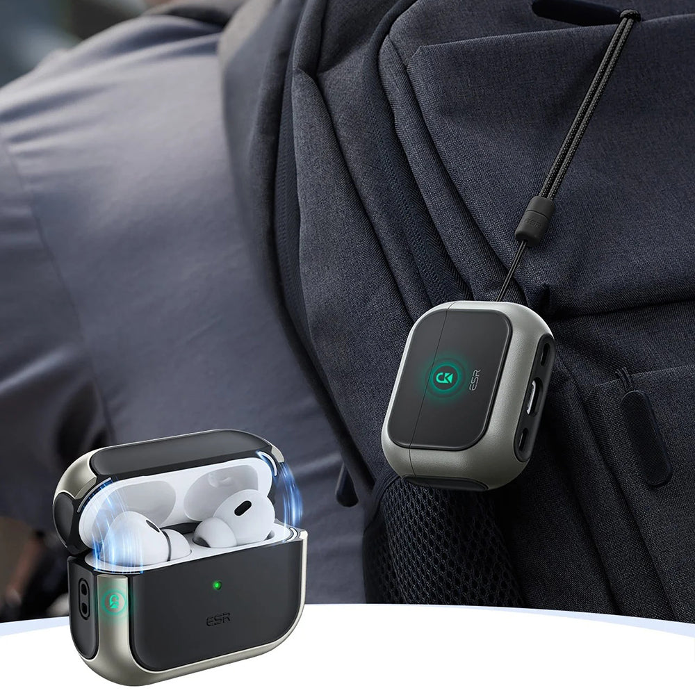 ESR Orbit Hybrid Case for Apple AirPods Pro 3, Gray