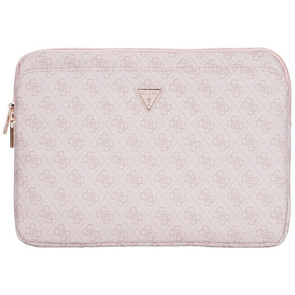 Guess 4G Triangle Logo Case for 14-inch Laptop, Pink
