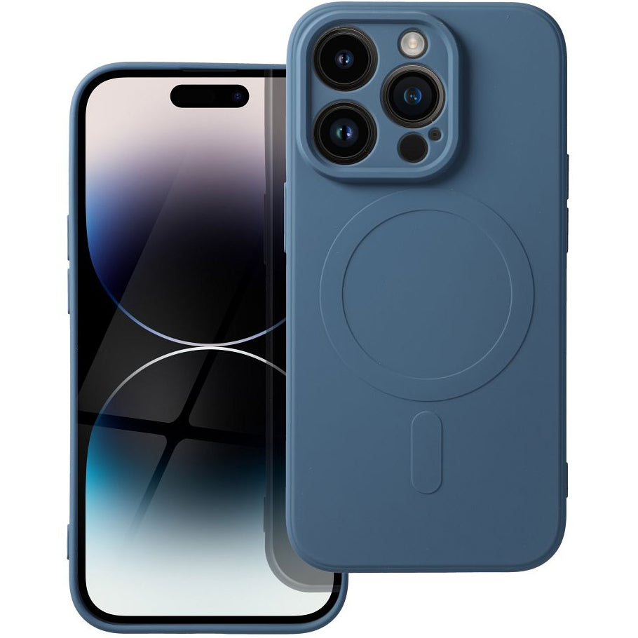 MagSafe Case for Apple iPhone 14 Pro, OEM, Silicone Mag, Blue