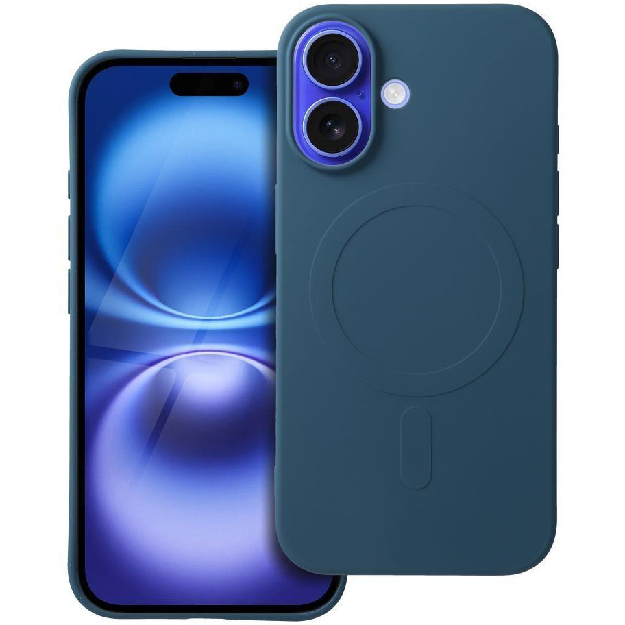 MagSafe Case for Apple iPhone 16, OEM, Silicone Mag (Big Hole), Blue