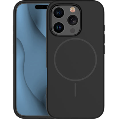 MagSafe Case for Apple iPhone 15 Pro, OEM, Silicone Thin, Black