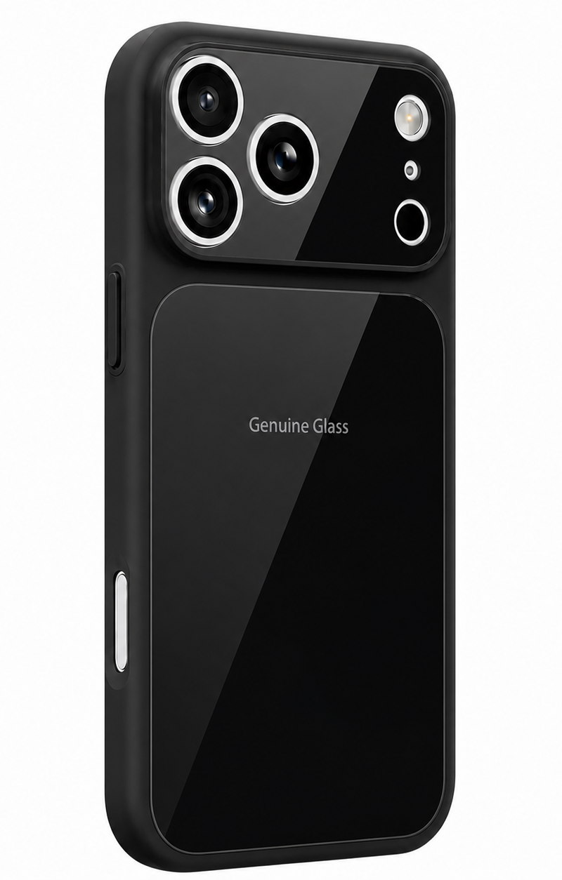 MagSafe Case for Apple iPhone 16 Pro Max, OEM, Genuine Glass, Black