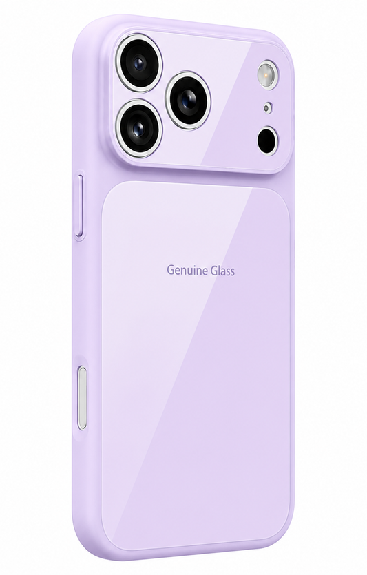 MagSafe Case for Apple iPhone 17, OEM, Genuine Glass, Purple