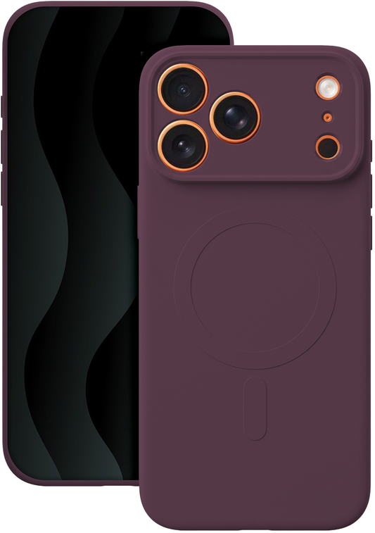 MagSafe Case for Apple iPhone 18 Pro Max / 17 Pro Max, OEM, Simple Color Mag, Burgundy