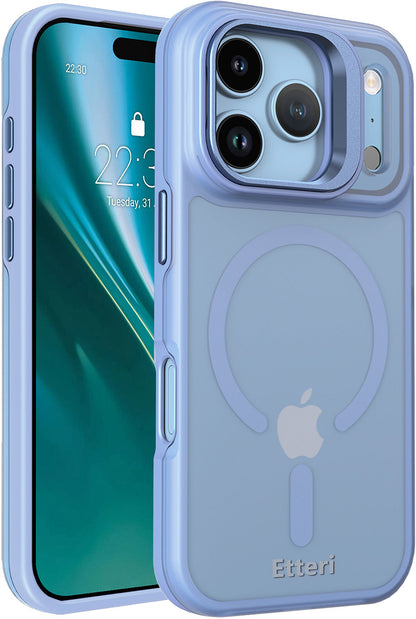 MagSafe Case for Apple iPhone 18 Pro / 17 Pro, Etteri, Morning Fog, Blue
