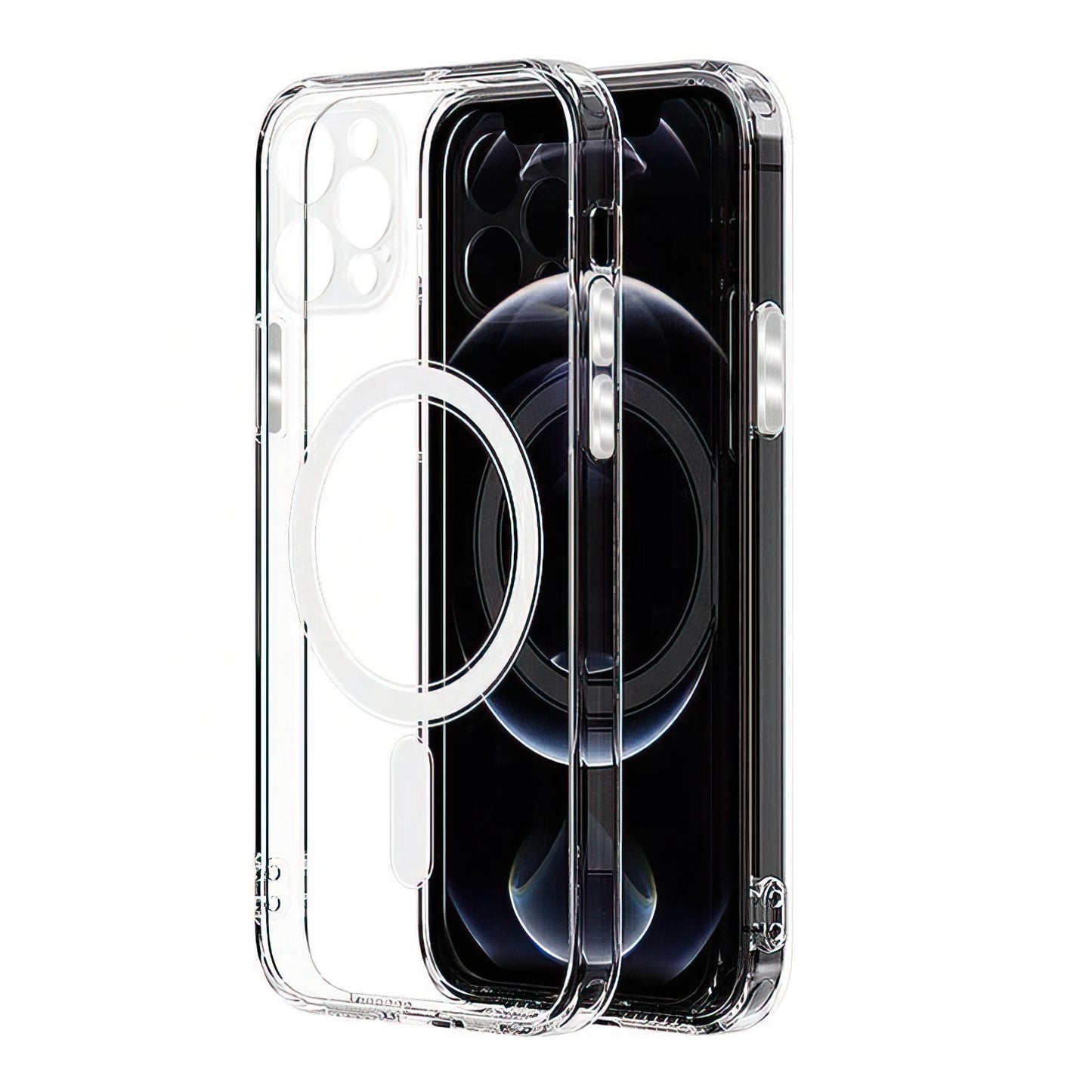MagSafe Case for Apple iPhone 16, OEM, Clear with Camera Protection, Transparent