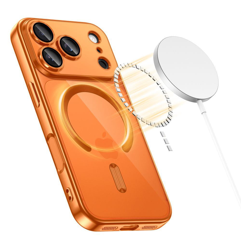 MagSafe Case for Apple iPhone 17 Pro Max, Tech-Protect, Magflex, Orange