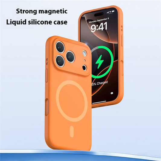 MagSafe Case for Apple iPhone 17 Pro Max, OEM, Liquid Silicone, Pink