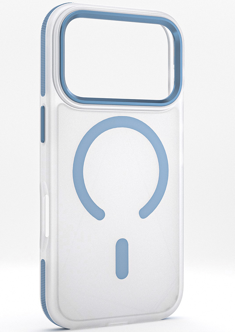 MagSafe Case for Apple iPhone 18 Pro Max / 17 Pro Max, Etteri, Icy Mag, Blue
