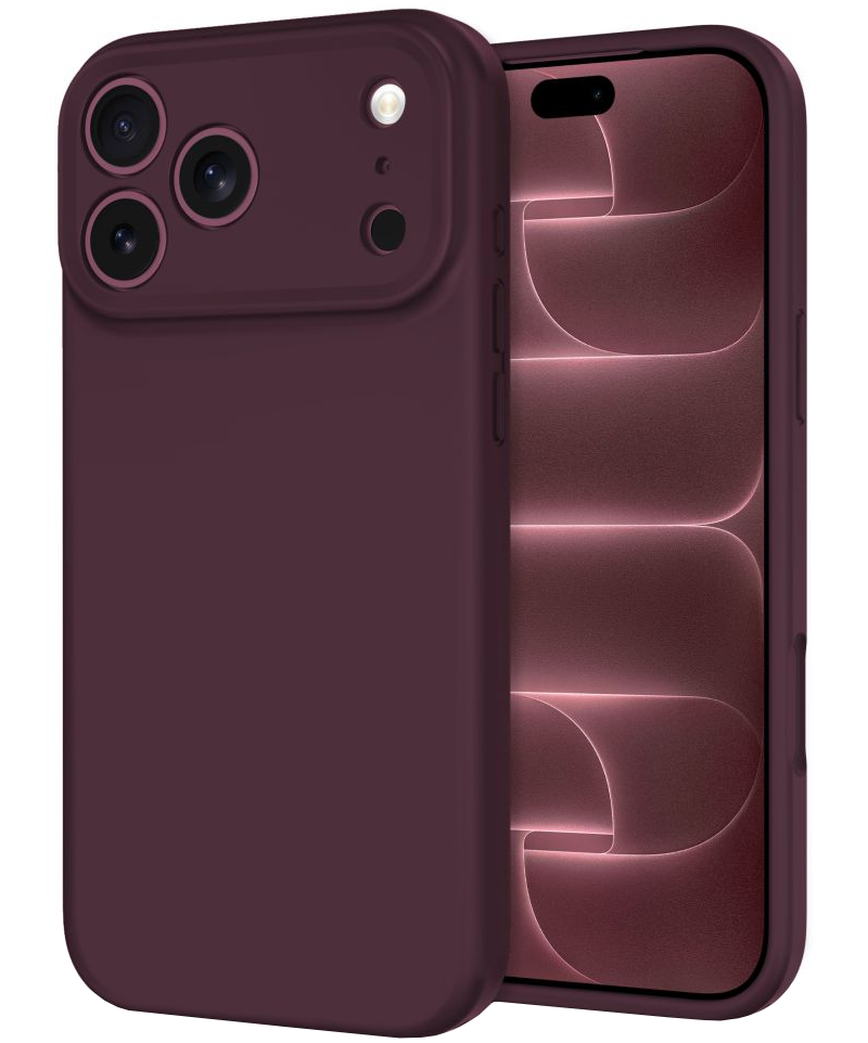 MagSafe Case for Apple iPhone 18 Pro / 17 Pro, Tech-Protect, Silicone, Burgundy