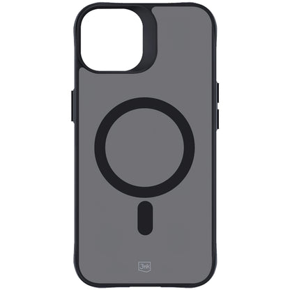 MagSafe Case for Apple iPhone 15, 3MK, Smoke MagCase, Black