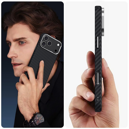 MagSafe Case for Apple iPhone 17 Pro Max, Tech-Protect, Ion Carbon, Black