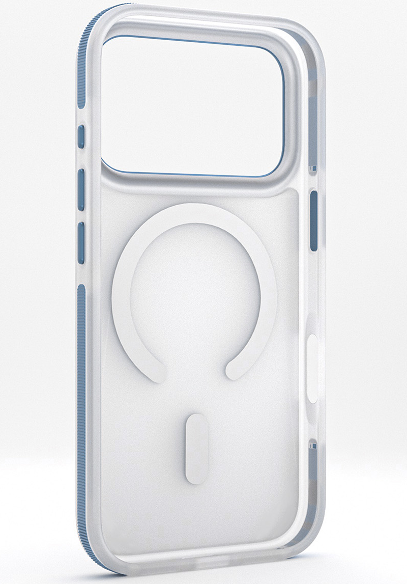 MagSafe Case for Apple iPhone 18 Pro Max / 17 Pro Max, Etteri, Icy Mag, Blue