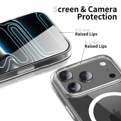 MagSafe Case for Apple iPhone 17 Pro, Tech-Protect, Flexair Hybrid CC, Transparent