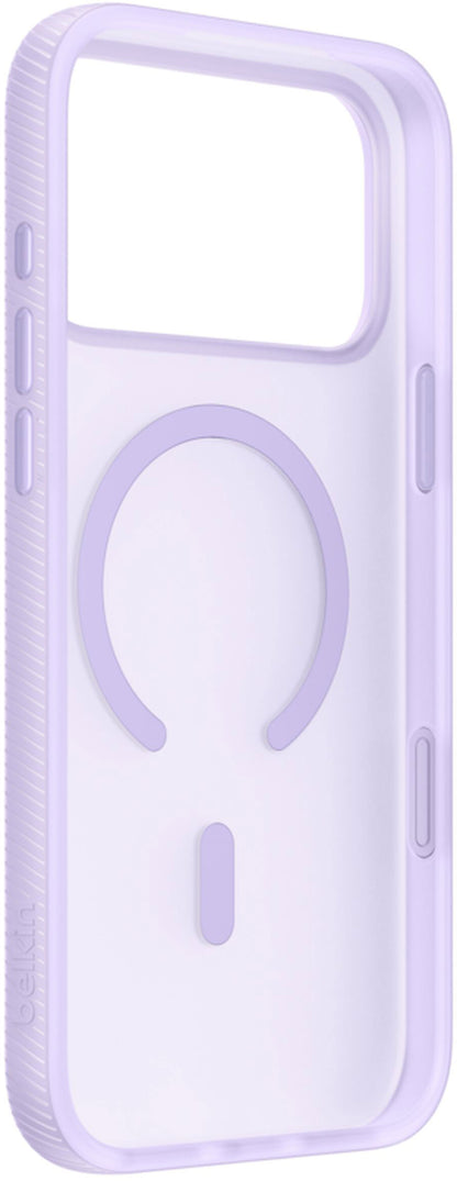 MagSafe Case for Apple iPhone 17 Pro, Belkin, SheerForce Grip, Violet MSA035hqLV