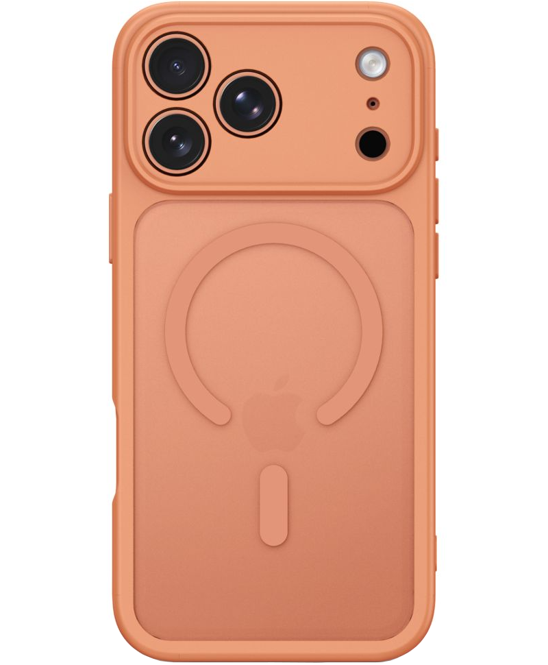 MagSafe Case for Apple iPhone 18 Pro / 17 Pro, Tech-Protect, BasicMag, Matte Orange