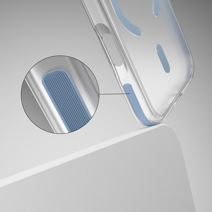 MagSafe Case for Apple iPhone 18 Pro Max / 17 Pro Max, Etteri, Icy Mag, Blue
