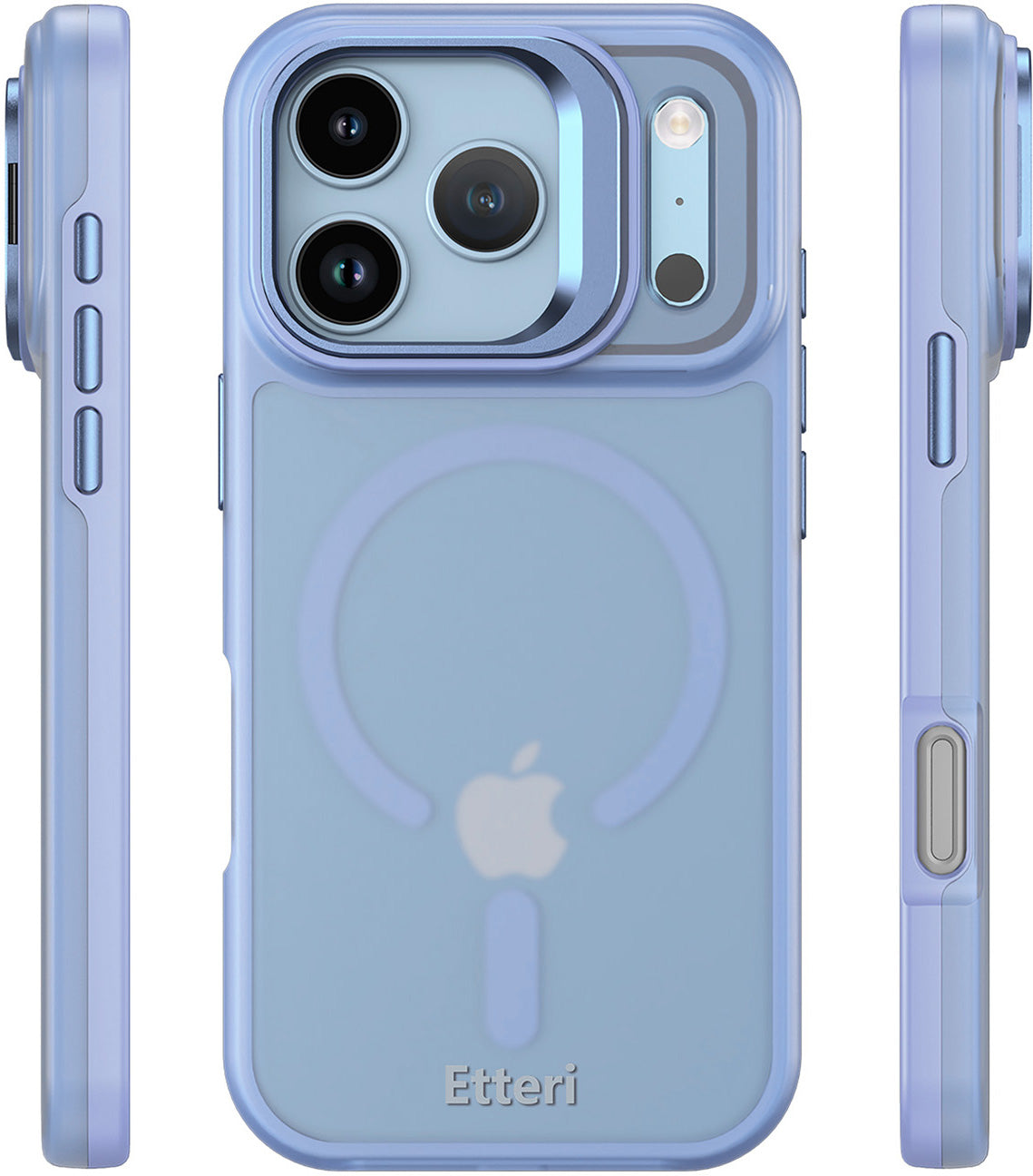 MagSafe Case for Apple iPhone 18 Pro / 17 Pro, Etteri, Morning Fog, Blue