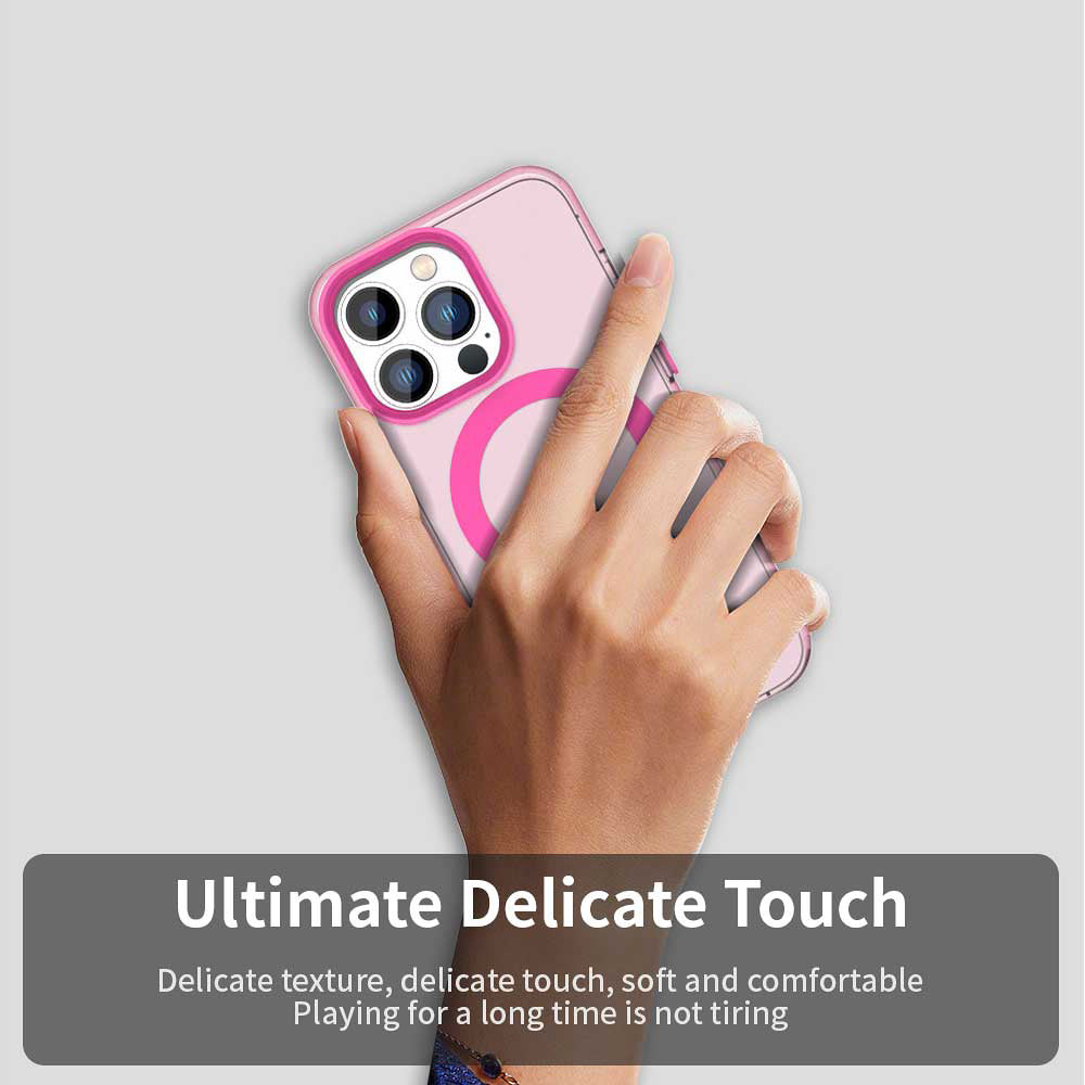 MagSafe Case for Apple iPhone 13 Pro, Techsuit, CandyCase, Pink