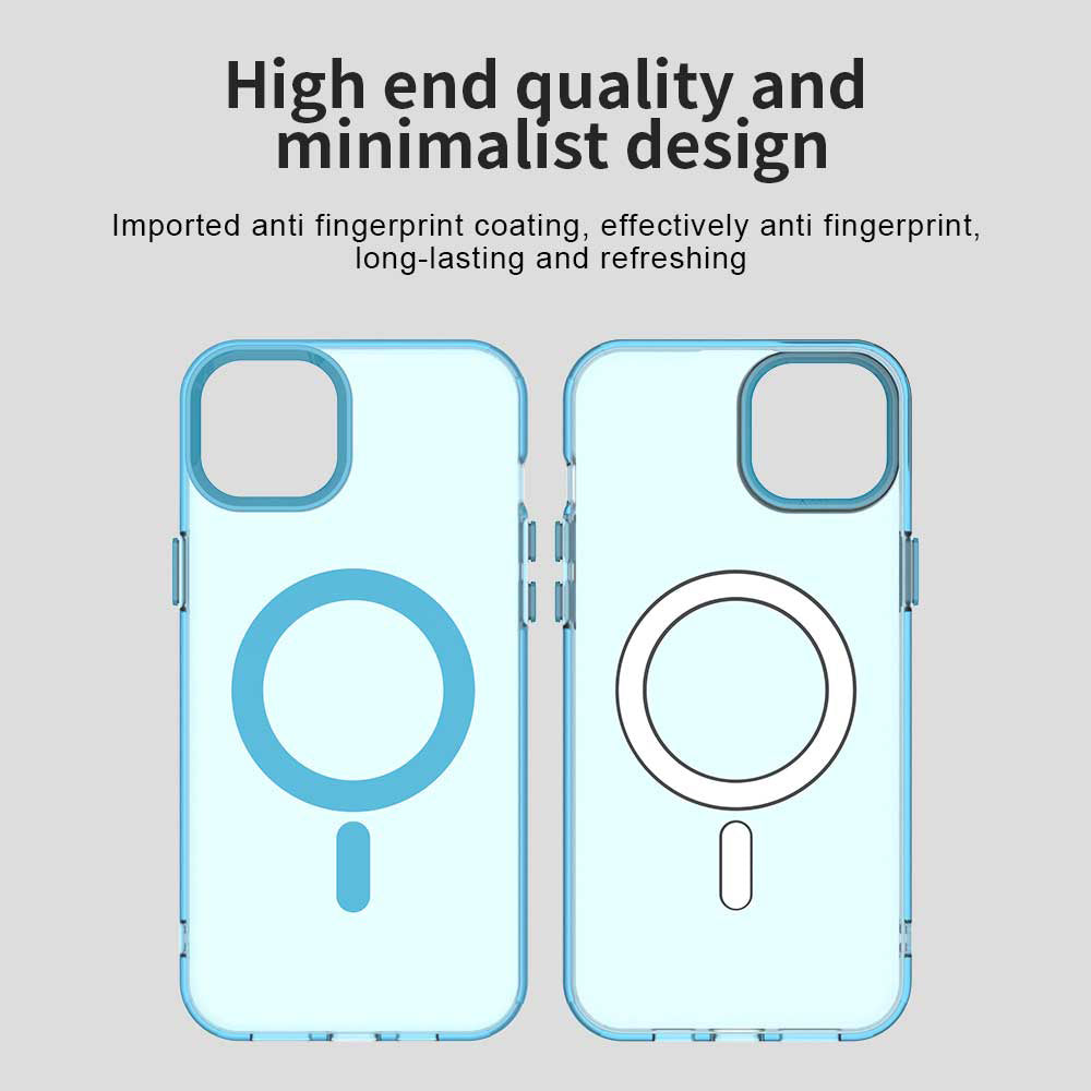 MagSafe Case for Apple iPhone 13, Techsuit, CandyCase, Blue