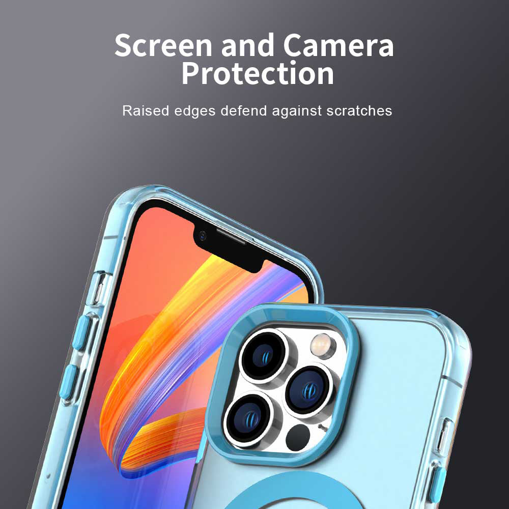 MagSafe Case for Apple iPhone 14 Pro, Techsuit, CandyCase, Blue