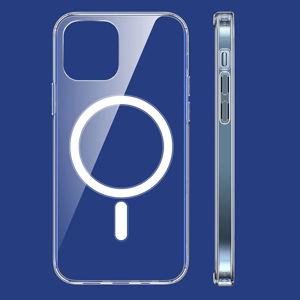 MagSafe Case for Apple iPhone 14, Techsuit, Pro, Transparent