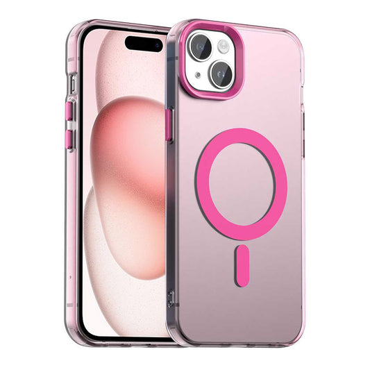 MagSafe Case for Apple iPhone 15 Plus, Techsuit, CandyCase, Pink