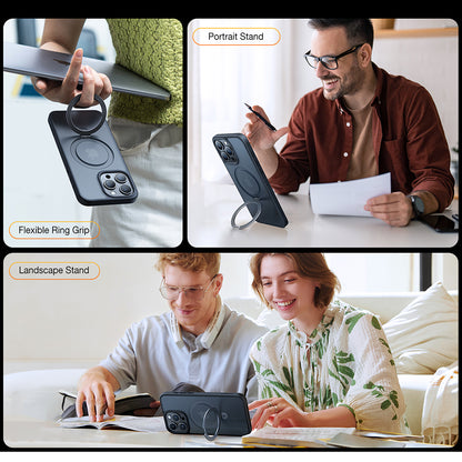 MagSafe Case for Apple iPhone 15 Pro Max, Torras, Ostand, Black