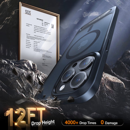 MagSafe Case for Apple iPhone 15 Pro Max, Torras, Pstand, Black