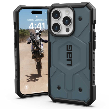 MagSafe Case for Apple iPhone 15 Pro, Urban Armor Gear, Pathfinder, Blue