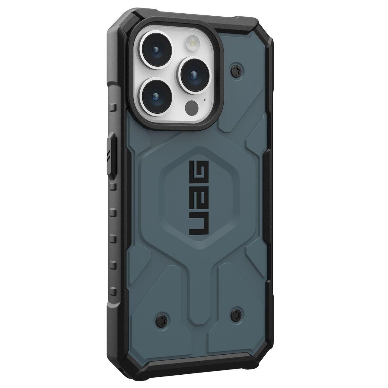 MagSafe Case for Apple iPhone 15 Pro, Urban Armor Gear, Pathfinder, Blue