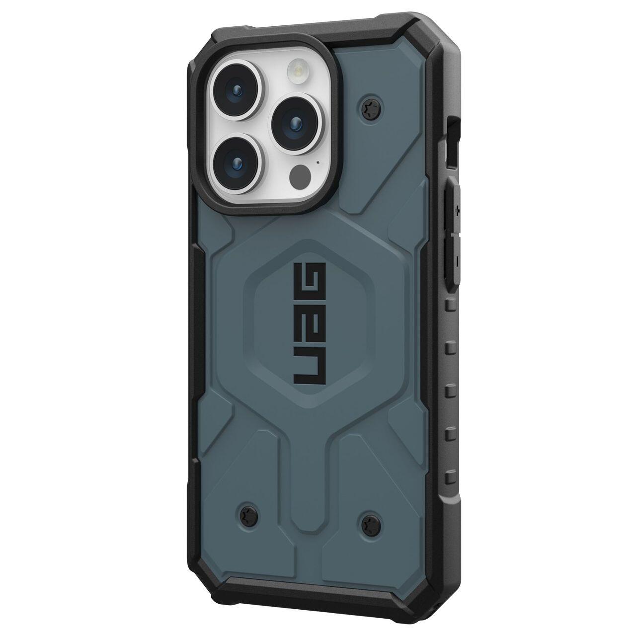 MagSafe Case for Apple iPhone 15 Pro, Urban Armor Gear, Pathfinder, Blue
