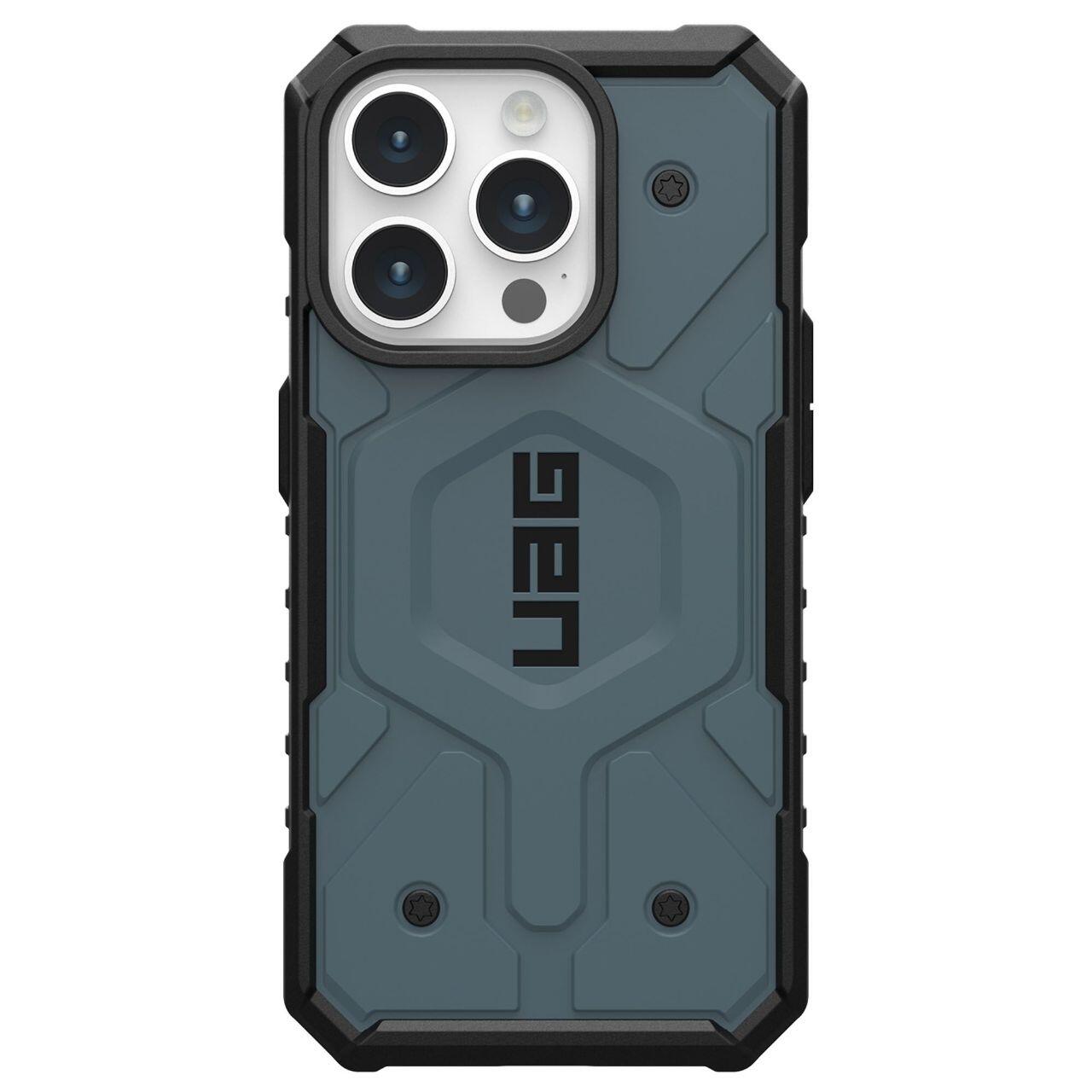 MagSafe Case for Apple iPhone 15 Pro, Urban Armor Gear, Pathfinder, Blue