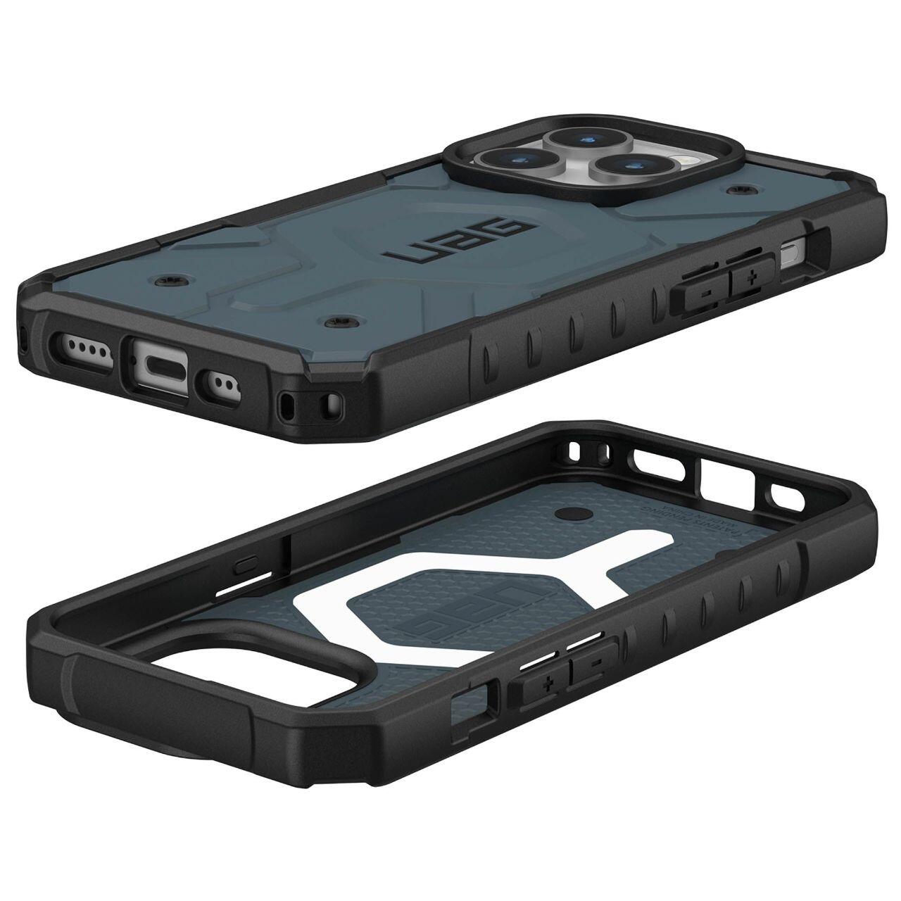 MagSafe Case for Apple iPhone 15 Pro, Urban Armor Gear, Pathfinder, Blue