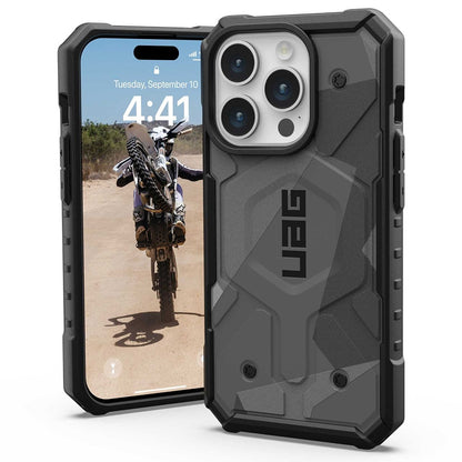 MagSafe Case for Apple iPhone 15 Pro, Urban Armor Gear, Pathfinder SE Geo Camo, Camouflage