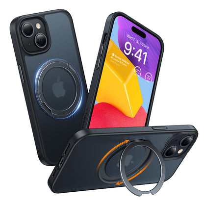 MagSafe Case for Apple iPhone 15, Torras, Ostand Pro, Black