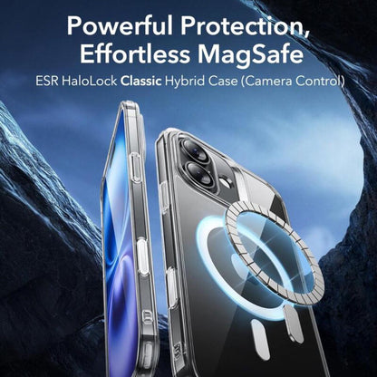 MagSafe Case for Apple iPhone 16, ESR, Classic Hybrid Slide, Matte Black