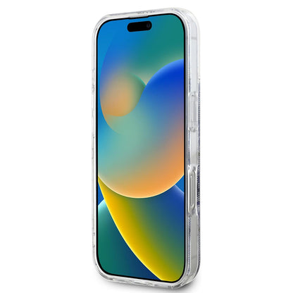 MagSafe Case for Apple iPhone 16, Guess, IML 4G, Black