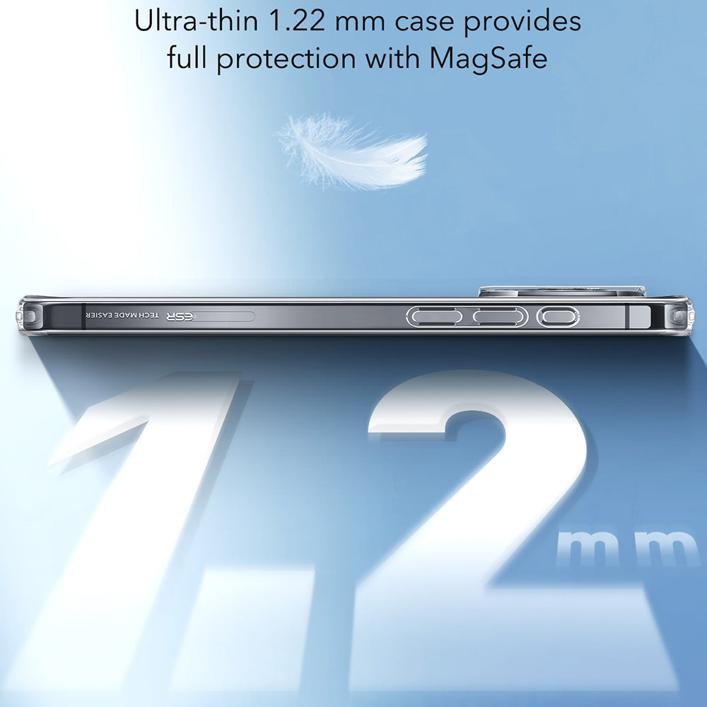 MagSafe Case for Apple iPhone 16 Plus, ESR, Zero, Transparent