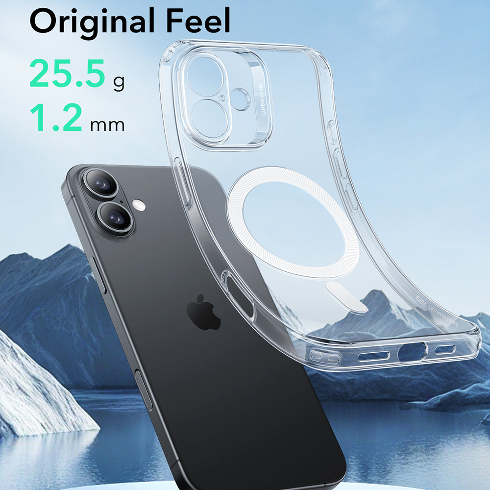 MagSafe Case for Apple iPhone 16 Plus, ESR, Zero, Transparent
