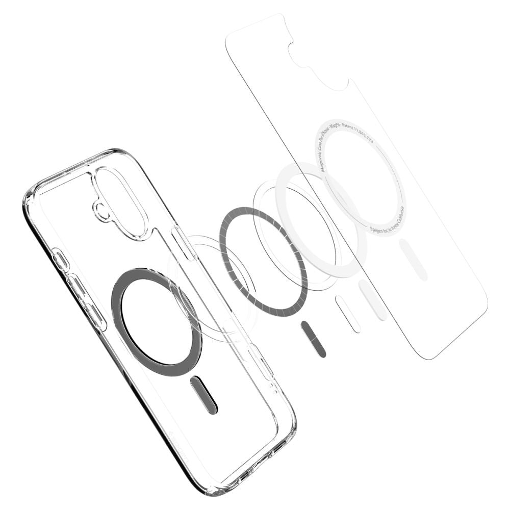MagSafe Case for Apple iPhone 16 Plus, Spigen, Ultra Hybrid, Black
