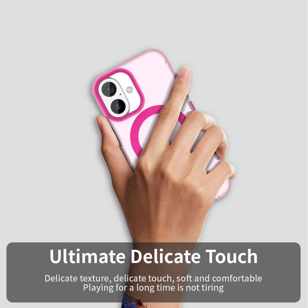 MagSafe Case for Apple iPhone 16 Plus, Techsuit, CandyCase, Pink