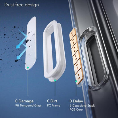 MagSafe Case for Apple iPhone 16 Pro, ESR, Classic Hybrid Slide, Transparent