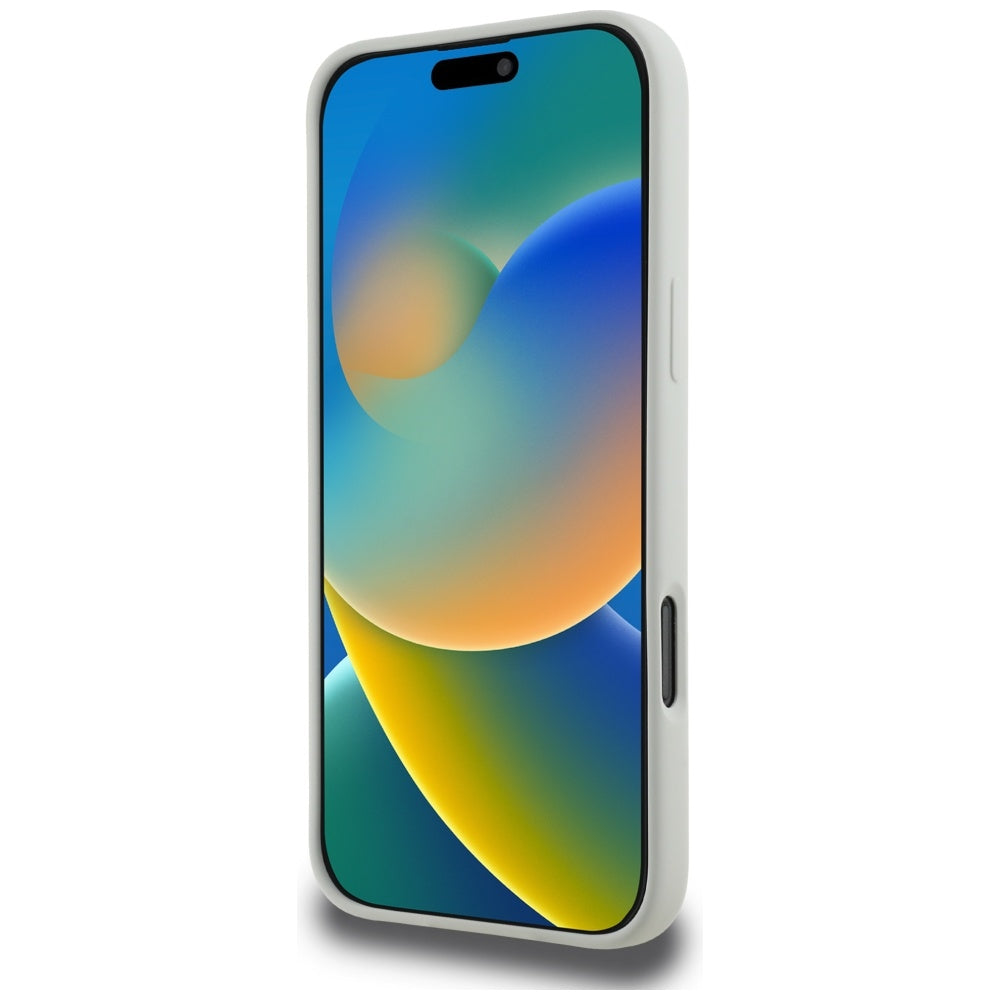 MagSafe Case for Apple iPhone 16 Pro, Karl Lagerfeld, Silicone Karl & Choupette's Heads, Beige