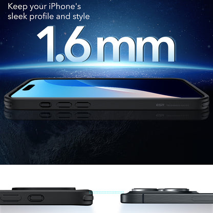 MagSafe Case for Apple iPhone 16 Pro Max, ESR, Classic Hybrid, Matte Black