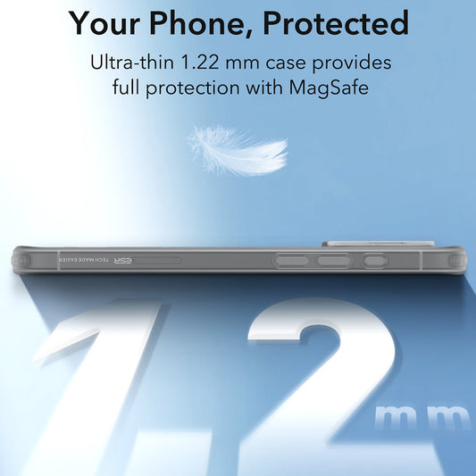 MagSafe Case for Apple iPhone 16 Pro Max, ESR, Zero, Satin Gray