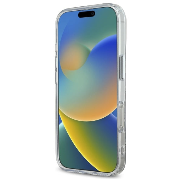 MagSafe Case for Apple iPhone 16 Pro Max, Karl Lagerfeld, IML Monogram Karl & Choupette's Heads, Transparent