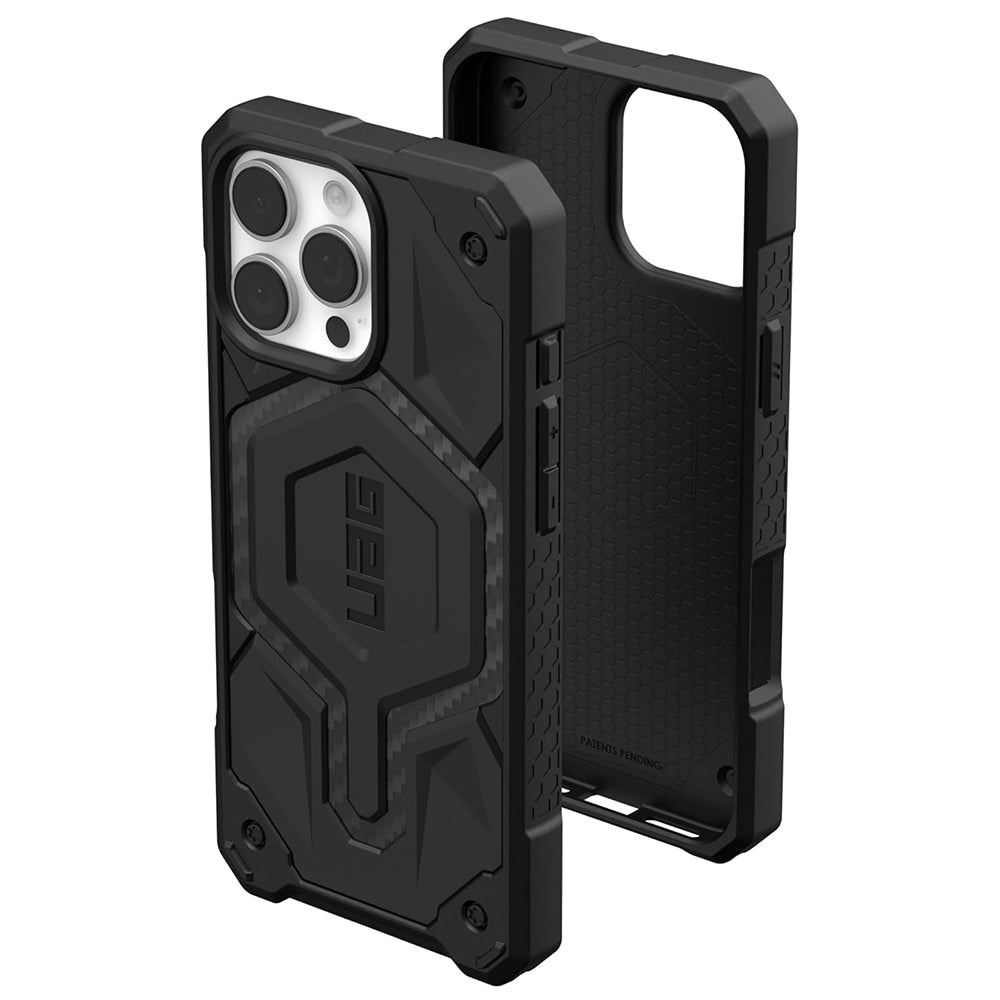 MagSafe Case for Apple iPhone 16 Pro Max, Urban Armor Gear, Monarch Pro Carbon, Black
